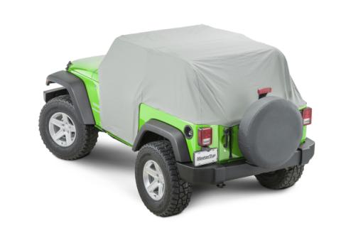 Jeep JK Full Door Cab Cover For 07-18 Jeep JK Wrangler 2 Door Gray Denim MasterTop