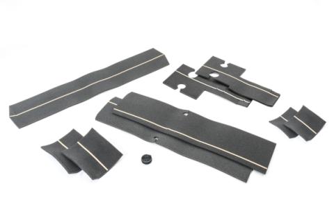 Jeep TJ Sport Bar Covers For 97-02 Jeep Wrangler TJ Black Denim MasterTop