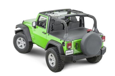 Jeep JK Tonneau Cover For 07-18 Wrangler JK 2 Door Black Diamond MasterTop