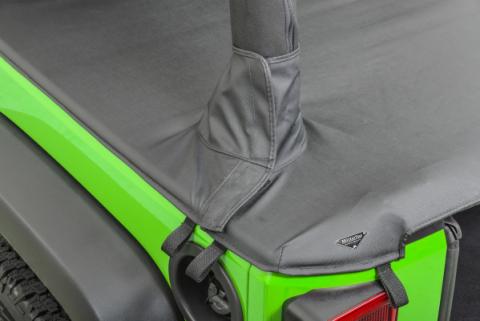 Jeep JK Tonneau Cover For 07-18 Wrangler JK 2 Door Black Diamond MasterTop