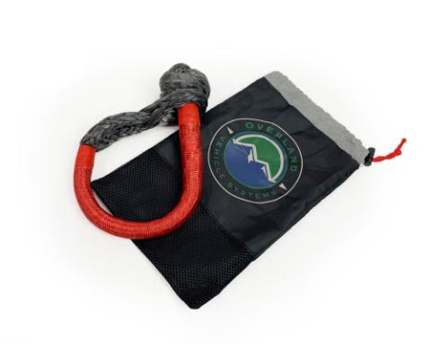 Soft Shackle Recovery Ring Combo Pack - 45,000 lb - Black Overland Vehicle Systems