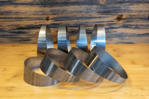 Universal T304 Stainless Steel 5 Inch Diameter 180 Degree Pie Cut Kit MBRP