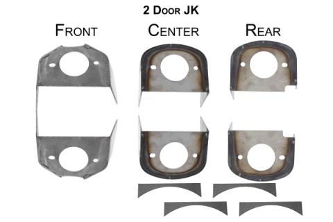 Rust Buster 2007-2018 Jeep Wrangler JK Frame body Mounts RB5056