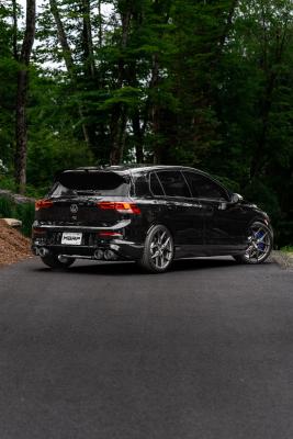 2022-Up Volkswagen Golf R MK8 T304 Stainless Steel 3 Inch Cat-Back Quad Split Rear Valve Delete MBRP