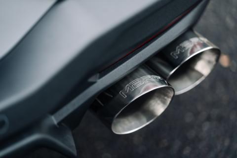 24-Up Ford Mustang GT 5.0L Armor Lite Aluminized Steel 3 Inch Cat-Back Dual Split Rear with Quad Tips Street Profile MBRP