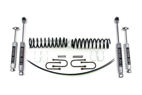 2 Inch Lift Kit Jeep Comanche MJ 86-91 Dana 35 NX2 Nitro Shocks