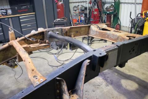 Rear Fuel Tank Crossmember For 01-10 GM Pickups Rust Buster Frameworks