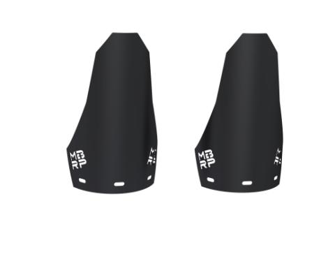 2019-Up Can-Am Maverick R/ Maverick X3/ Maverick X3 Max Black-Coated Aluminized Steel Shock Guards MBRP