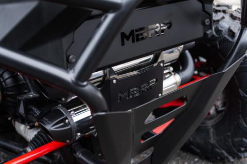 Stacked Dual Slip On Exhaust Pipe For 20-Up Polaris RZR Pro XP Turbo Performance Series MBRP