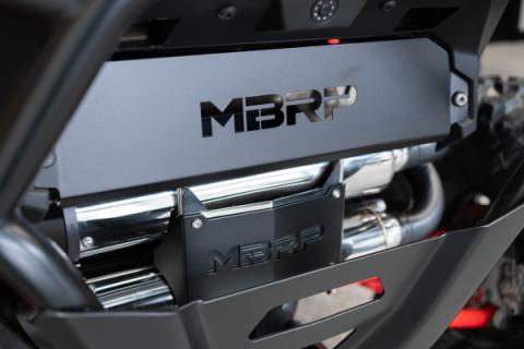 Stacked Dual Slip On Exhaust Pipe For 20-Up Polaris RZR Pro XP Turbo Performance Series MBRP