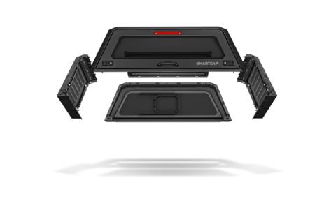 Silverado/Sierra 2500/3500 Truck Bed Cap SmartCap EVOa Adventure Matte Black For 20-24 Chevrolet Silverado/Sierra 2500/3500 HD 6.5 Foot Standard Bed SmartCap