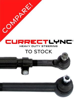 Currectlync Modular Extreme Duty Steering System 07-18 Wrangler JK Bolt-On 1 5/8 Inch Diameter Tie Rod/Drag Link HD Steering Stabilizer Shock Mounting Kit RockJock 4x4