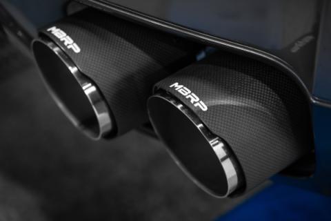 2009-2024 Nissan GT-R 3.8L Armor Pro T304 Stainless Steel 3.5 Inch Cat-Back Dual Split Rear with Quad Carbon Fiber Tips MBRP