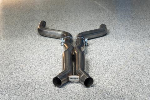 2021-2024 BMW M4 G82/ M3 G80 3.0L Coupe and Sedan T304 Stainless Steel 3 Inch Resonator Bypass X-Pipe MBRP