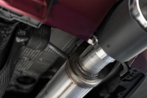 2017-19 Volkswagen Golf Sportwagen and Alltrack 1.8T Armor Pro T304SS 3 Inch Cat-Back, 2.5 Inch Dual Split Rear, Carbon Fiber Tips, Factory Through Bumper MBRP