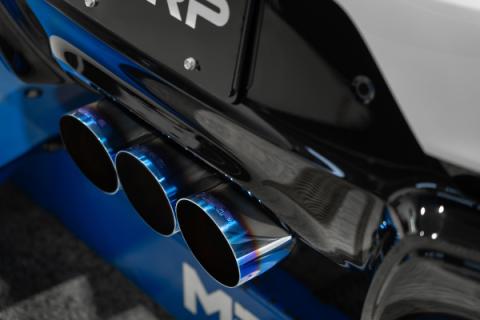 2024 Acura Integra Type-S 2.0L 3 Inch Cat-Back Exhaust System, Armor Pro T304 Stainless Steel Triple Center Outlet with Burnt End Tips, Active Exhaust, MBRP