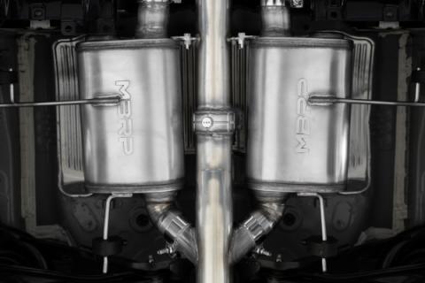 2024 Acura Integra Type-S 2.0L 3 Inch Cat-Back Exhaust System, Armor Pro T304 Stainless Steel Triple Center Outlet with Burnt End Tips, Active Exhaust, MBRP
