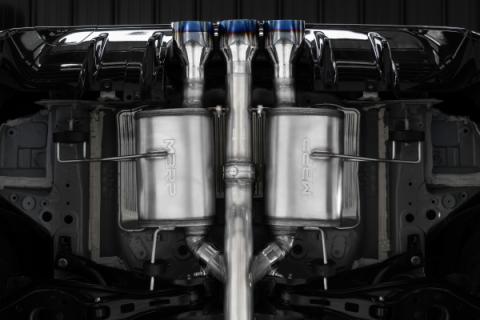 2024 Acura Integra Type-S 2.0L 3 Inch Cat-Back Exhaust System, Armor Pro T304 Stainless Steel Triple Center Outlet with Burnt End Tips, Active Exhaust, MBRP