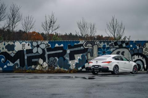 2024 Acura Integra Type-S 2.0L 3 Inch Cat-Back Exhaust System, Armor Pro T304 Stainless Steel Triple Center Outlet with Carbon Fiber Tips, Active Exhaust, MBRP