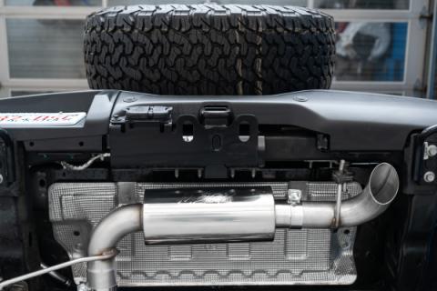 3 inch Cat-Back Single High Clearance Rear Exit 2021-Up Ford Bronco Aluminized Steel MBRP