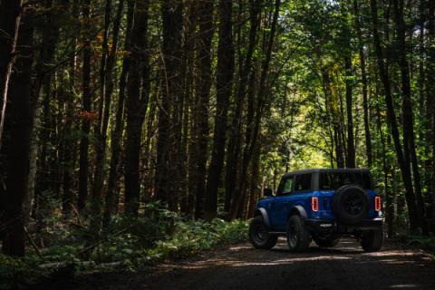 2021-Up Ford Bronco 2.3L/2.7L T304 Stainless Steel 3 Inch Cat-Back Single High Clearance Rear Exit Touring Armor Pro MBRP