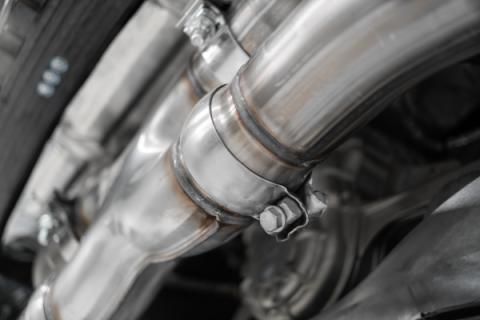 2020-2023 Chevrolet Corvette C8 6.2L Armor Pro T304 Stainless Steel 3 Inch Cat-Back Quad Split Rear with Carbon Fiber Tips Valve Delete MBRP