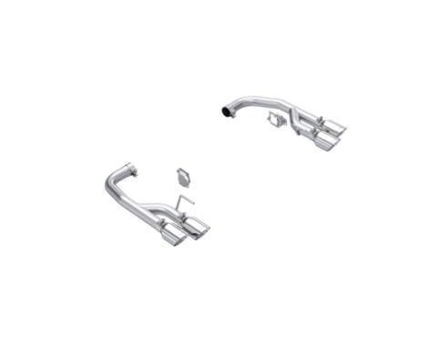 24-Up Ford Mustang GT 5.0L Armor Pro T304 Stainless Steel 2.5 Inch Axle-Back Dual Split Rear with Quad Tips Race Profile MBRP