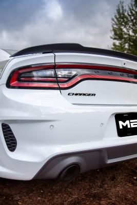 2015-Up Dodge Durango/Charger Black-Coated Tips 5 Inch OD Out, Angle Cut, Sold In Pairs MBRP