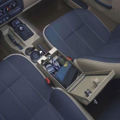 Series II Center Console - 97-06 Wrangler TJ w/ Factory Subwoofer Full Black Tuffy Security Products