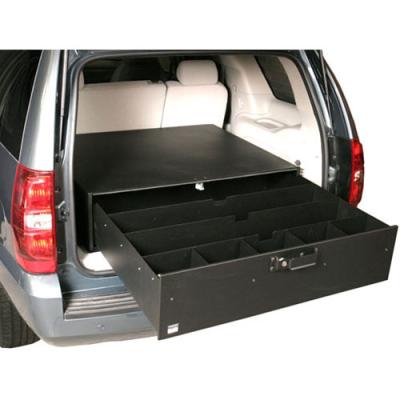 Tactical Gear SUV Security Drawer Universal Midsize Black Tuffy Security Products