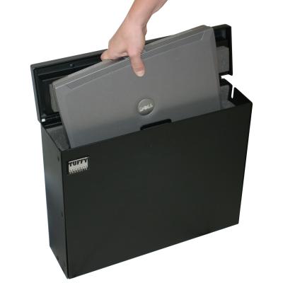Laptop Security Lock Box Universal Black Tuffy Security Products