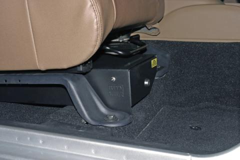 Front Passenger Side Underseat Drawer - 07-18 Wrangjer JK 4-Door 2-Door w/o Flip Seat Black Tuffy Security Products