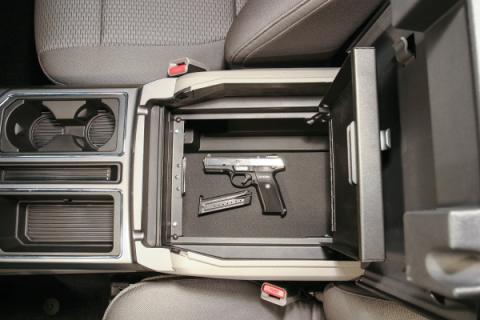 Console Safe 15-22 F-150 / 17-22 F-250/350 Super Duty w/ Flow-Thru Console Black Tuffy Security Products