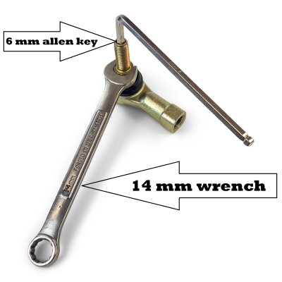 Jeep Wrangler Adjustable Rear Sway Bar End Link 07 Up JK/JL Adjustable Front Sway Bar End Link 07-18 JK Clayton Off Road