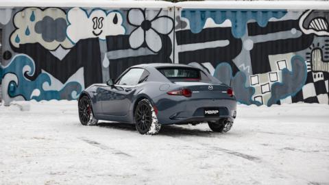 16-Up Mazda MX-5 Miata 2.0L, Armor Pro T304 Stainless Steel 2.5-Inch Axle-Back with Carbon Fiber Tip MBRP