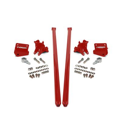 2001-2010 Chevrolet / GMC 70 inch Bolt On Traction Bars 3.5 inch Axle Diameter Flag Red