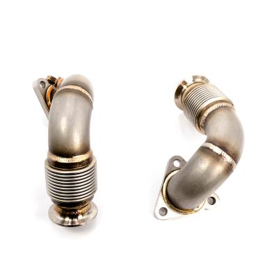 11-14 Pickup/11-16 Chassis Cab Ford 6.7L Power Stroke High-Flow Up-Pipes-Stainless Steel Pacific Performance Engineering