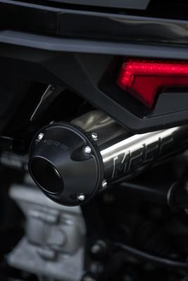 2001-2024 Polaris Sportsman 5 Inch Single Slip-on Muffler with Billet Tip Performance Series MBRP
