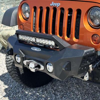 Appalachian Steel Stubby Front Bumper With Winch Plate Wrangler JK Rock Slide Engineering