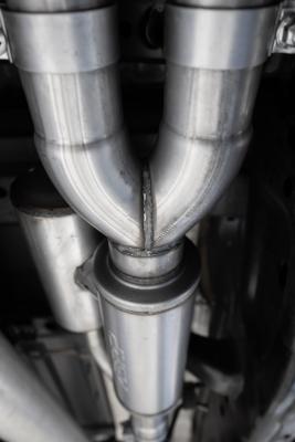 2025 Ram 1500 3.0L SST SO Armor Pro 3 inch Cat-back 2.5 Inch Dual Split Rear Exhaust with Carbon Fiber Tips MBRP