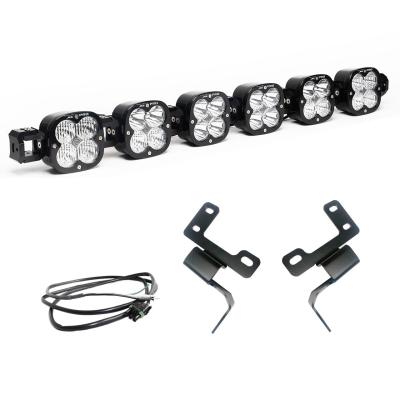 XL Pro Linkable Sport Bumper Light Kit 21-26 Bronco w/ OE Plastic Bumper (Multi-Pattern Clear Toggle Wiring) Baja Designs