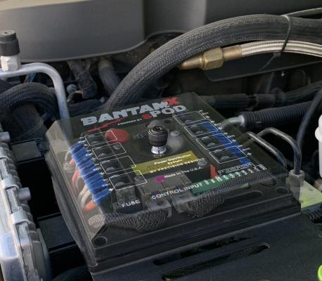 BantamX w/ Blue LED Switch panel for JK 2007-2008