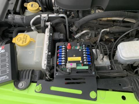 BantamX w/ Blue LED Switch panel for JK 2009-2018