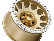 Aluminum Wheels 17x9 Beadlock MR105 Bolt Pattern 5 On 127 Offset -38 Lip Size 1.77 Gold GD Method