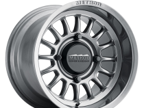 Aluminum Wheels 14x7 MR411 Bead Grip UTV Bolt Pattern 4 On 156 Offset 13 Lip Size 1.73 Gloss Titanium SL Method