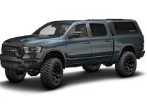 RAM 1500 Truck Bed Cap SmartCapEVO Sport Matte Black For 19-24 RAM 1500 6.4 Foot Standard Bed SmartCap