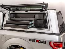 Truck Bed Drawer Drawer-Bin Full-Size EVO and EVOc Applications 5.5 Foot or 6.5 Foot Bed Left Side Mount SmartCap(R) ‚Дц–о–є Fits Caps w/Serial #'s ending in &amp;quot;MB&amp;quot; &amp;quot;WH&amp;quot; or &amp;quot;SA&amp;quot;