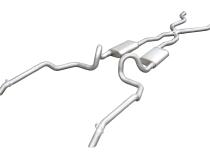 1994-1996 Chevy Impala Converter Back Exhaust System With X-Pipe Out The Back Exit 409 Stainless Street Pro Mufflers Pypes Performance Exhaust