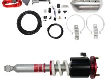 StreetPlus Coilovers w/ Front Air Cups Plus Silver Management For 06-10 Infiniti M35 06-10 Infiniti M45 TruHart