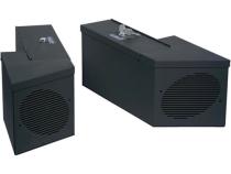 Security Speaker/Storage Lockbox w/ Roll Bar Cutout - 55-86 CJ / 87-91 Wrangler YJ 6-9 inch Locking Black Set of 2 Tuffy Security Products